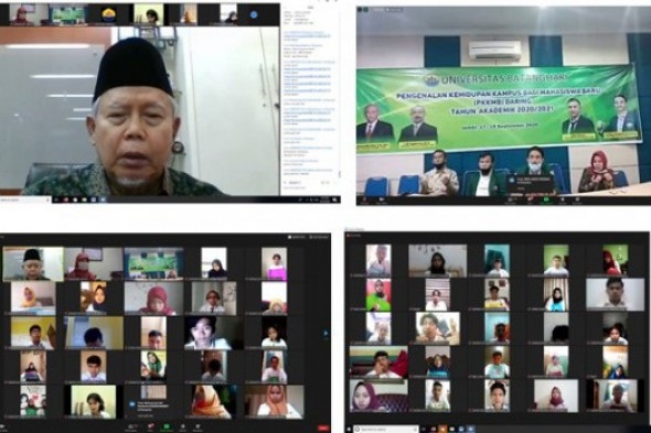 8. PKKMB UNBARI JAMBI DIGELAR SECARA ONLINE BERDASARKAN PANDUAN DIREKTORAT JENDRAL PENDIDIKAN TINGGI