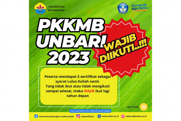 1. UNBARI Akan Melaksanakan PKKMB