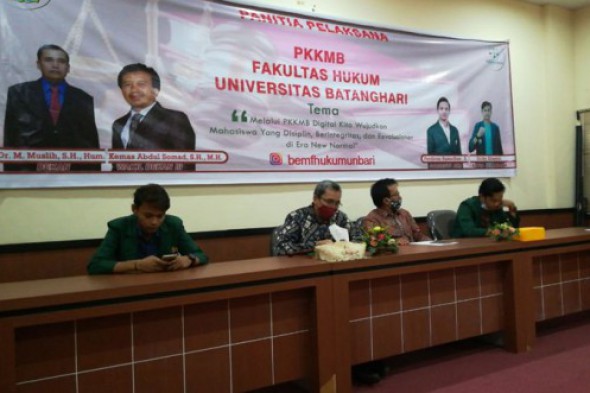 10. PKKMB FH UNBARI Jambi Tahun 2020 Dilakukan Secara Daring di Tengah Pandemi Covid-19