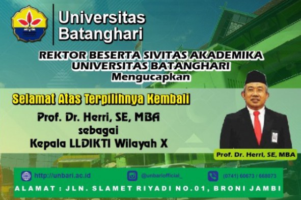 2. SELAMAT ATAS DILANTIKNYA PROF. DR. HERRI, M.B.A. SEBAGAI KEPALA LLDIKTI WILAYAH X OLEH SESJEN KEMENDIKBUD