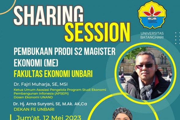 4. Sharing Session Pembukaan Prodi S2 Megister Ekonomi (ME) Fakultas Ekonomi Unbari
