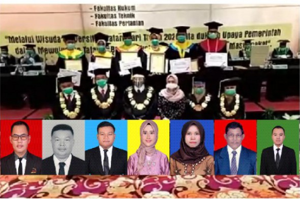 6. Lulusan Terbaik pada Wisuda Universitas Batanghari ke 47 tahun 2020