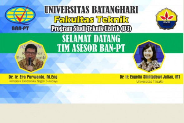 Asessment Lapangan secara daring Prodi Teknik Listrik (D3) dilaksanakan Senin dan Selasa, 7 - 8 Juni 2021
