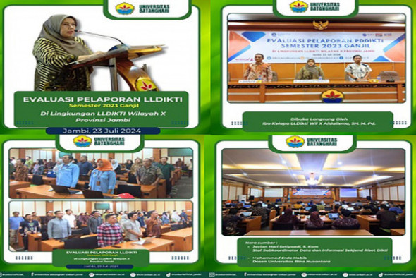 Evaluasi Pelaporan PDDIKTI Semester 2023 Ganjil Bagi PTS Se Provinsi Jambi