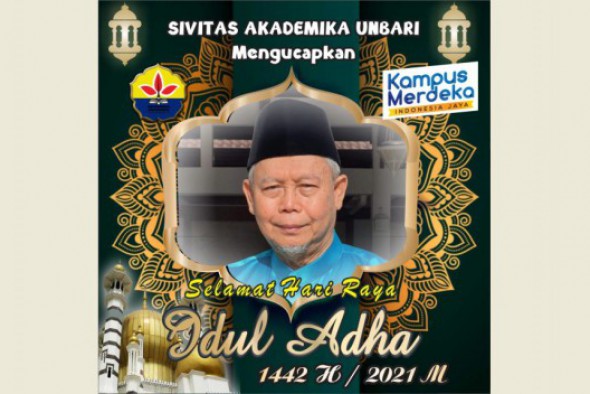 Sivitas Akademika Universitas Batanghari mengucapkan Selamat Hari Raya Idul Adha tahun 1442 H